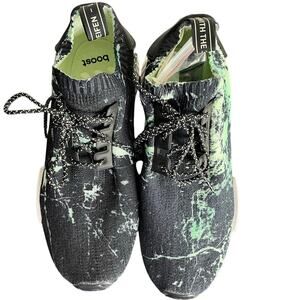 Adidas Sneakers Mens Size 10 BB7996 Black‎ NMD R1 Marble Primeknit Low Top